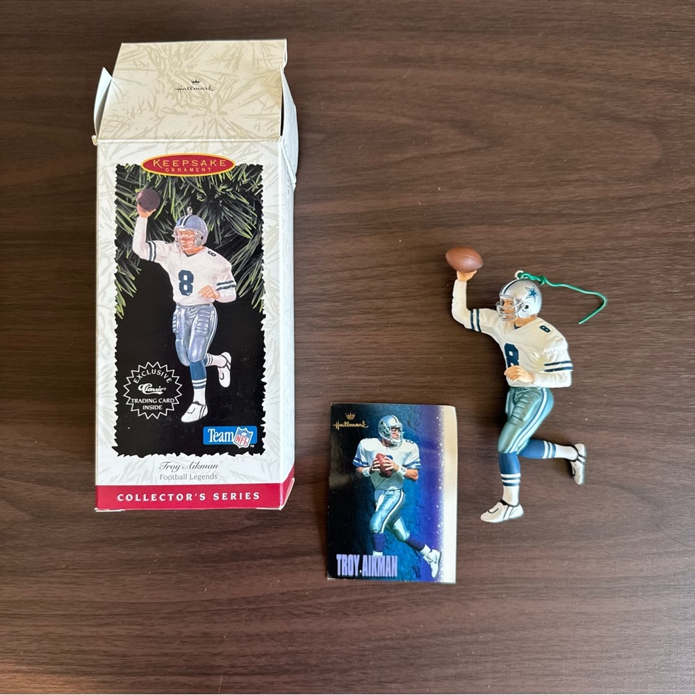 Hallmark Keepsake Troy Aikman Dallas‎ Cowboys Football Legends Series Ornament